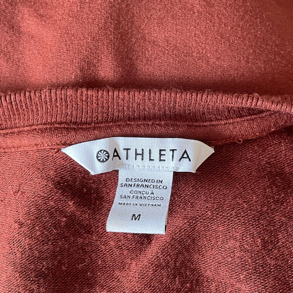 Athleta SUNRISE V-NECK SWEATSHIRT Sweater Fall - Picture 5 of 7
